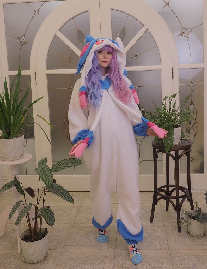 Sylveon Kigurumi Costumes Designs Where Connections Come From