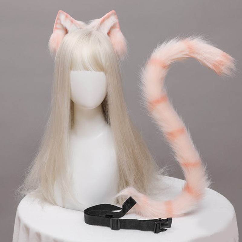 Furry Cat Ears Cat Tail Cosplay Accessories